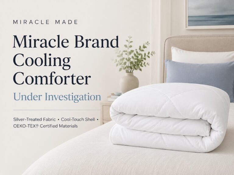 Miracle Brand Cooling Comforter Under Investigation