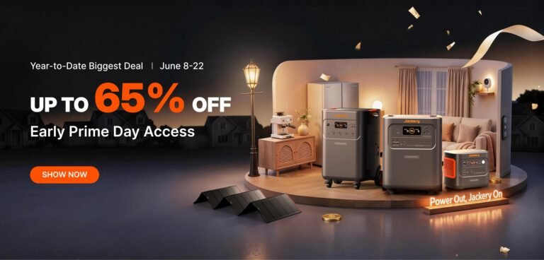 Jackery Powers Up Summer with Early Prime Day Access