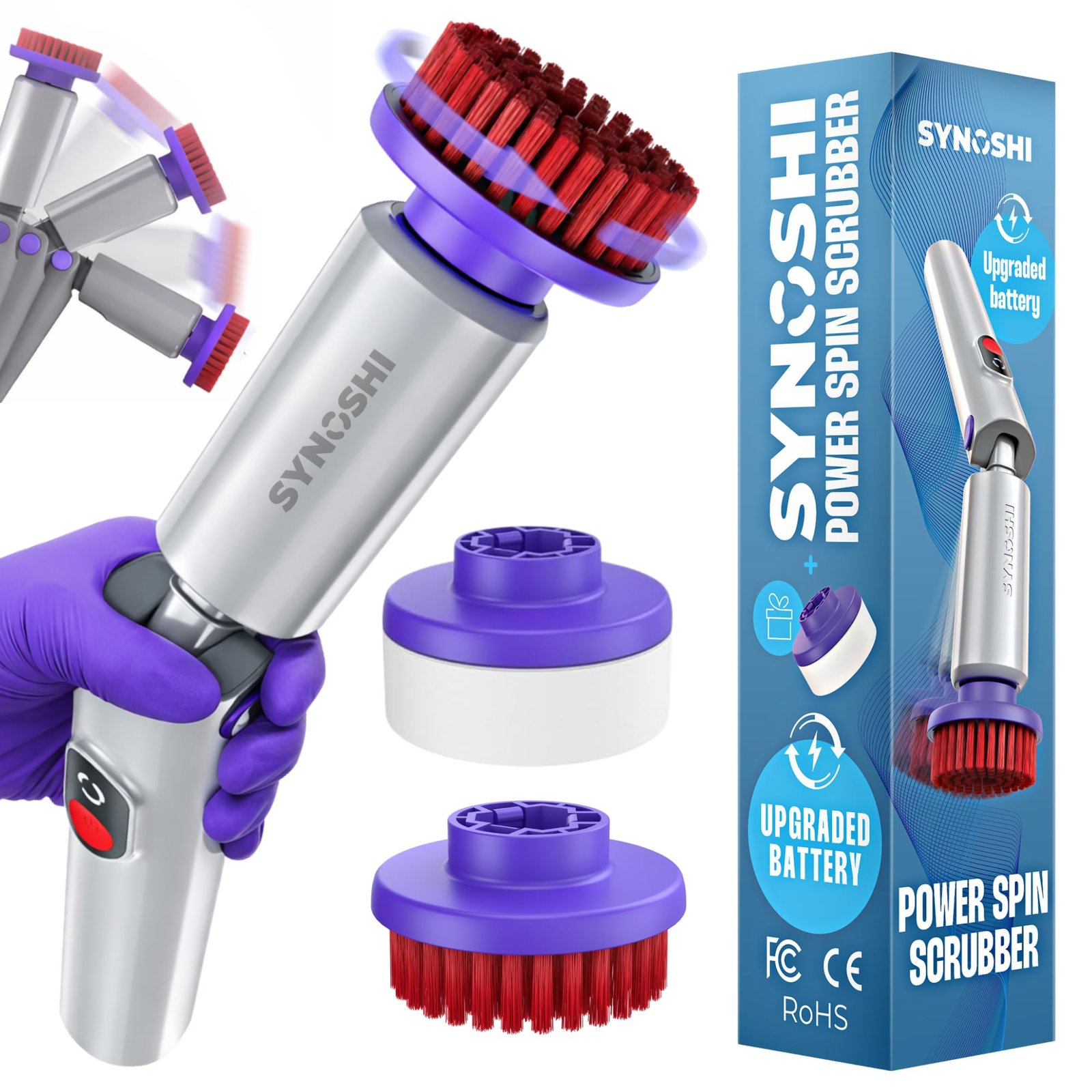 Synoshi PRO Power Spin Scrubber