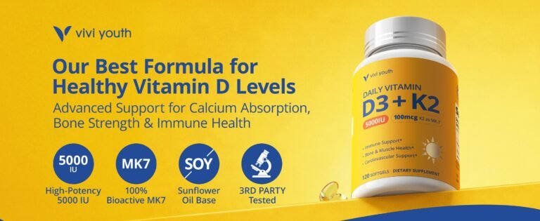 ViVi Youth Launches High-Potency Vitamin D3 K2 Supplement